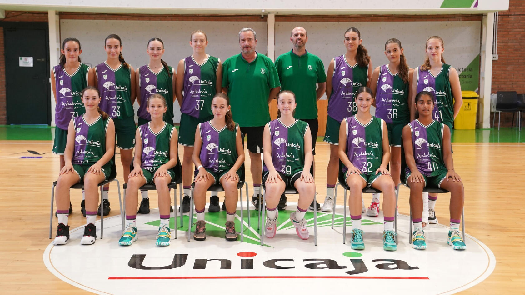 Turn of the Andalusian Championship for U14 Unicaja Andalucía female team