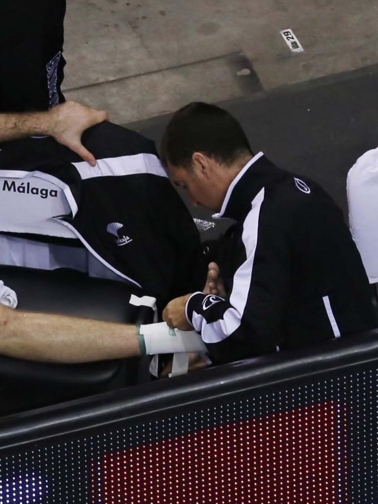 Dragic se ha lesionado en un tobillo durante el partido