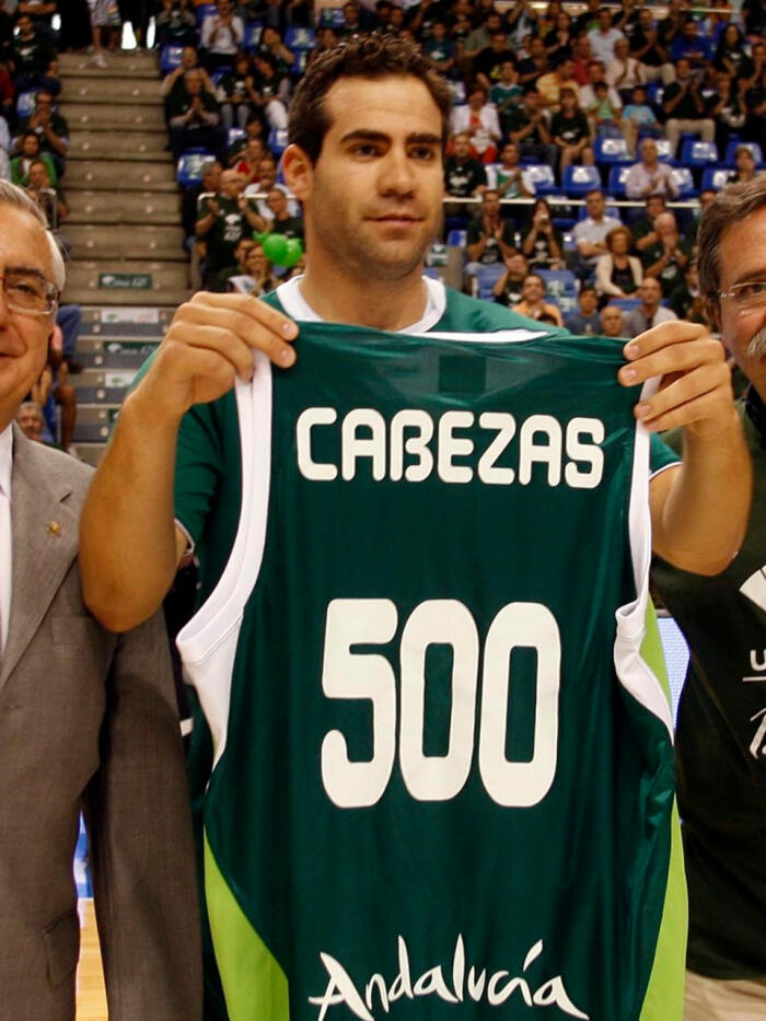 Carlos Cabezas ha jugado hoy su partido número 500 con el Unicaja