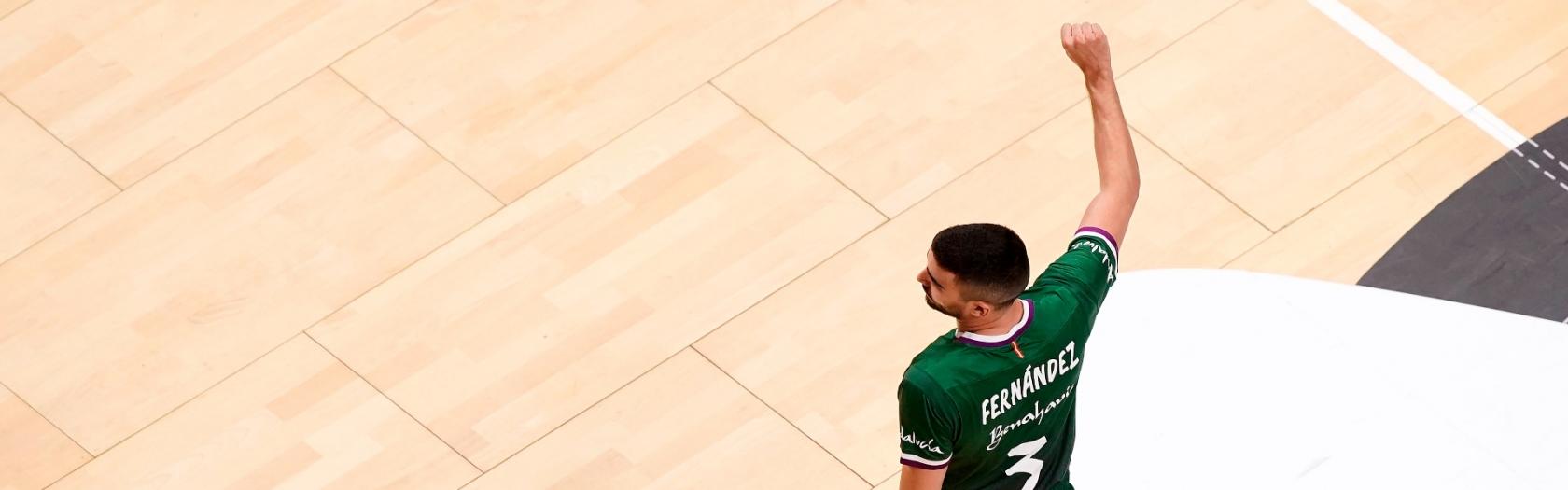 Jaime Fernández, durante el partido