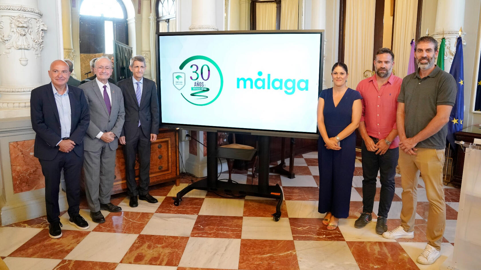 El Ayuntamiento de Málaga, orgulloso patrocinador del 30 Aniversario de Baloncesto Málaga SAD