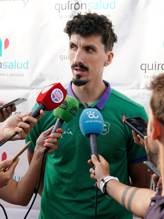 Nihad Djedovic en la atención a la prensa de hoy