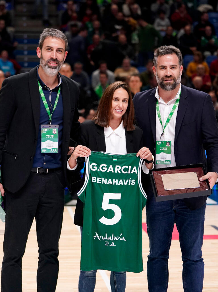 homenaje a Gema García, retirada recientemente