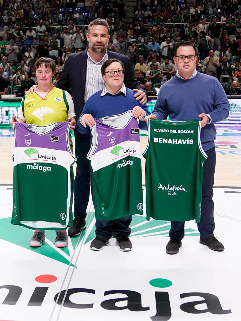 Carlos Cabezas en el homenaje por el Día Mundial del Síndrome de Down