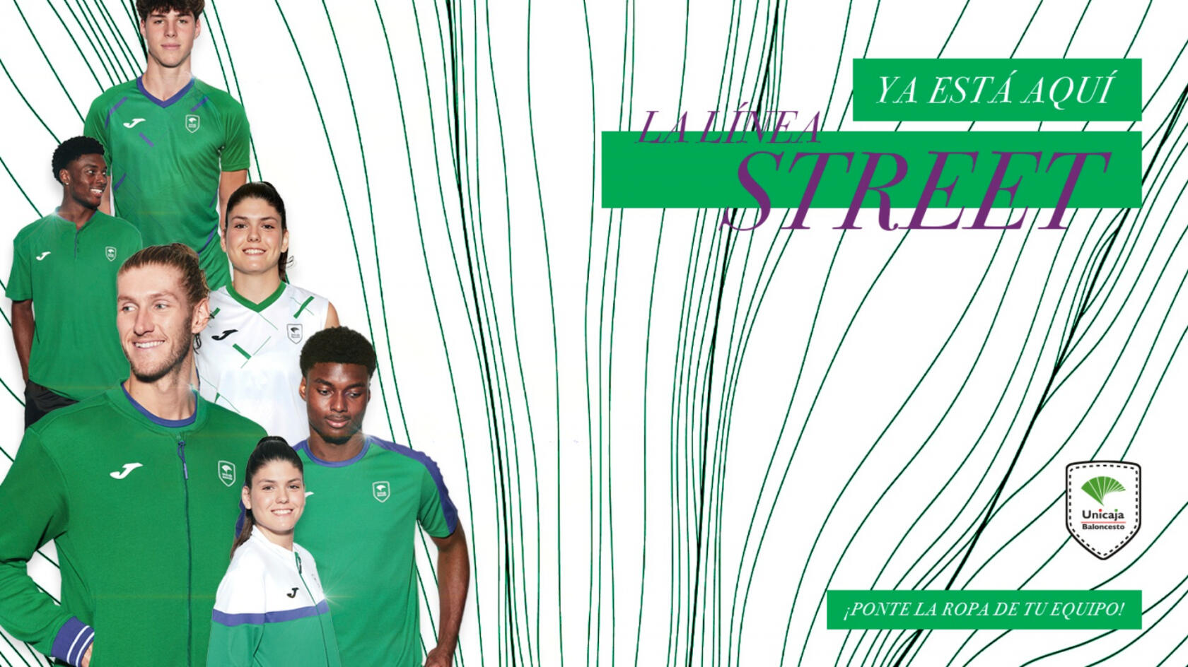 Update your look with the new Street line from Unicaja Baloncesto!