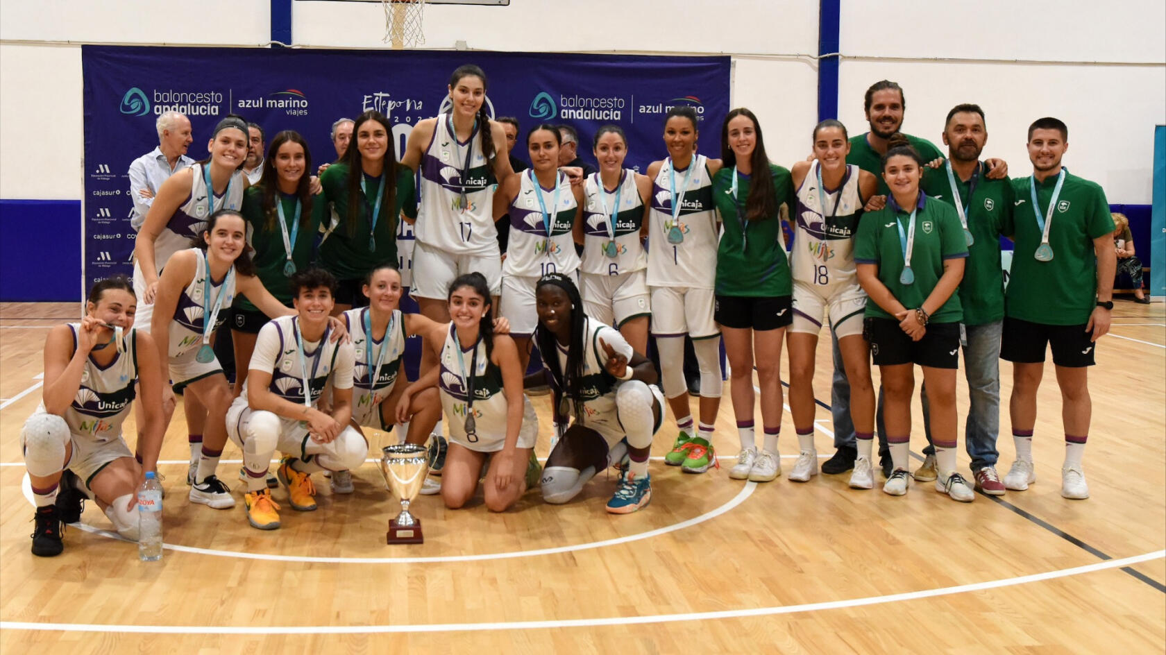 Unicaja Mijas, runners-up in the Andalusia Cup