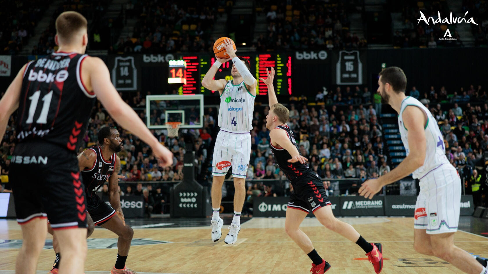A Surne Bilbao Basket finalist in Europe visits Unicaja