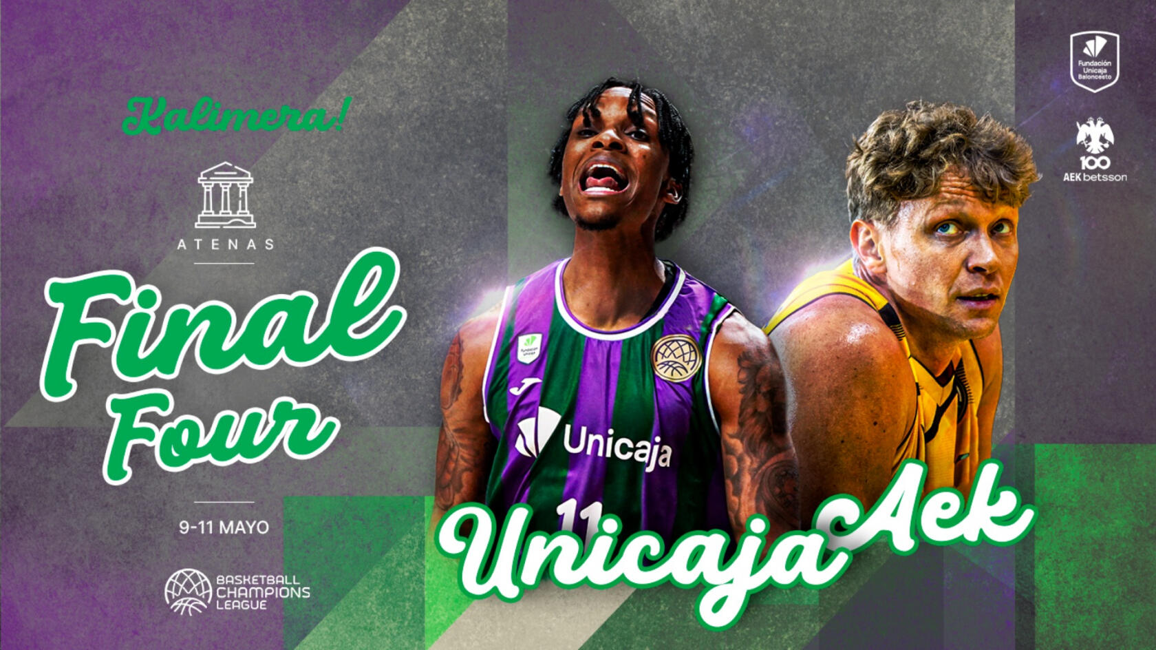 La Final Four de la BCL, contra el AEK en Atenas