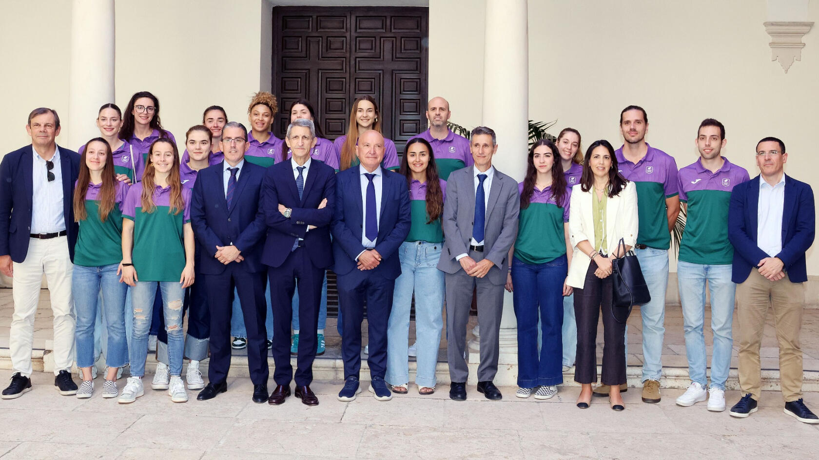 El Unicaja Mijas, recibido por la Fundación Unicaja