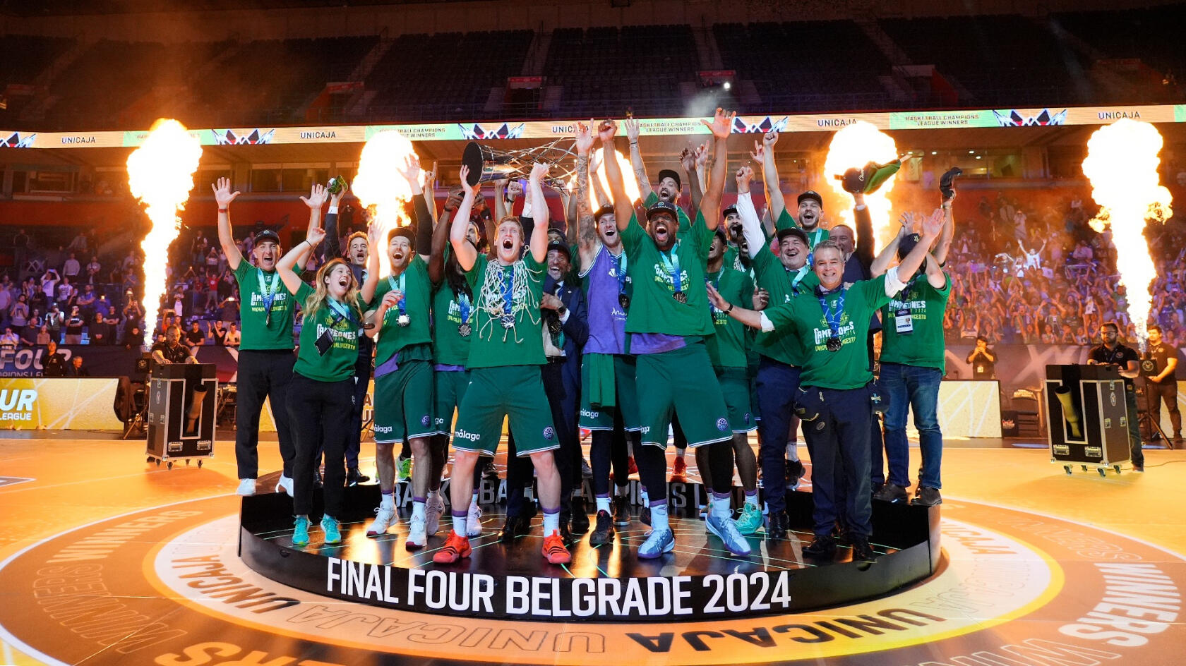Unicaja Baloncesto, reconocido en los Premios Andalucía de los Deportes 2024