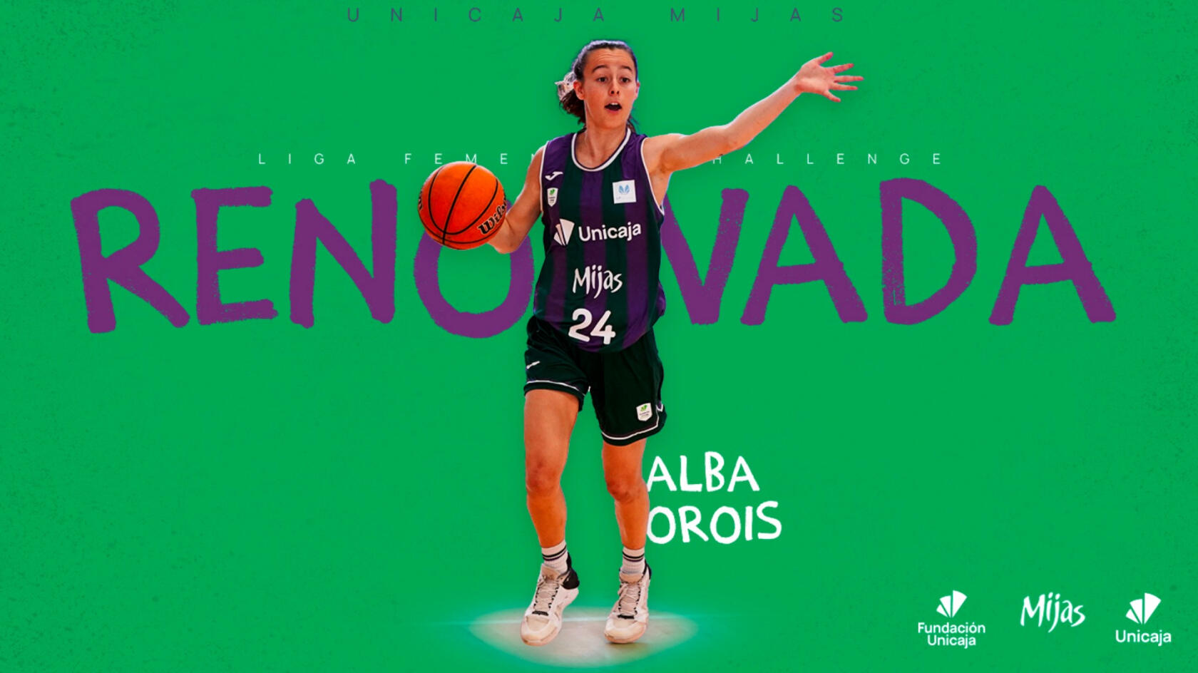 Alba Orois and Unicaja Mijas, together until 2026