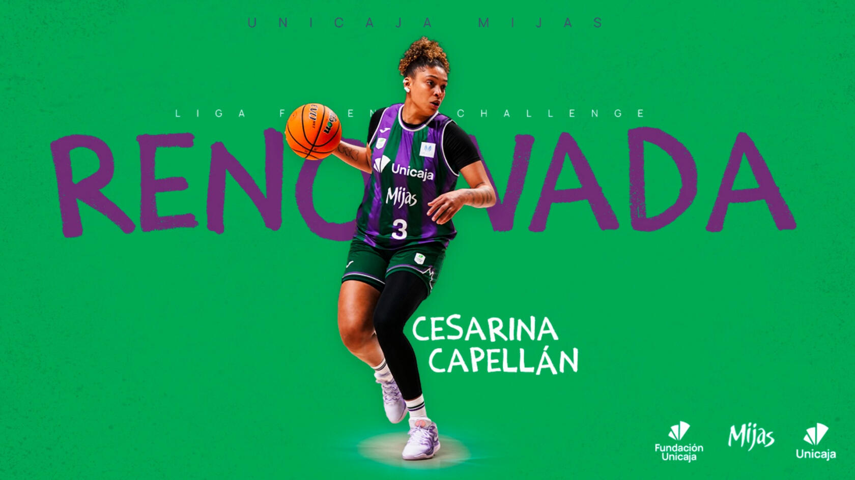 Cesarina Capellán, a scoring talent for Unicaja Mijas until 2026