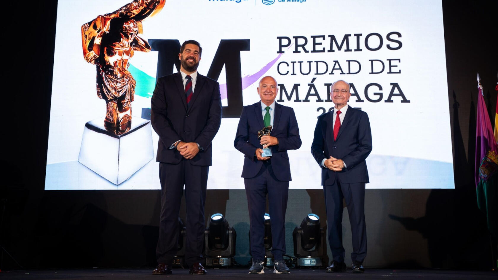 Antonio Jesús López Nieto receives the City of Málaga Award