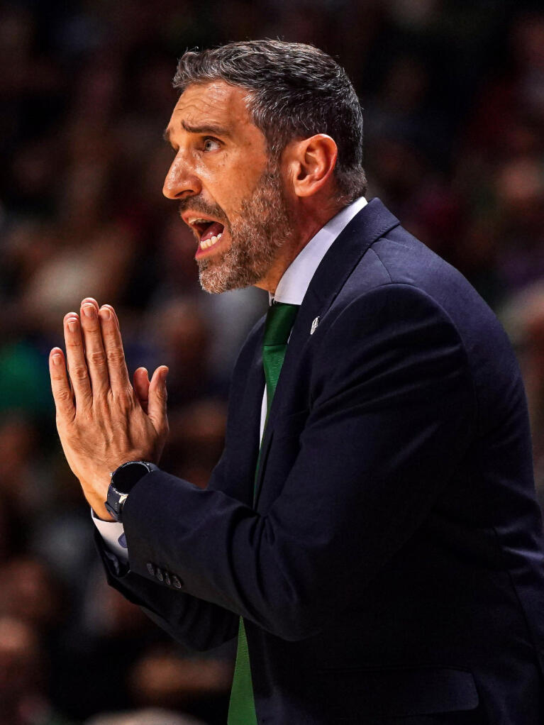 Ibon Navarro en un momento del partido