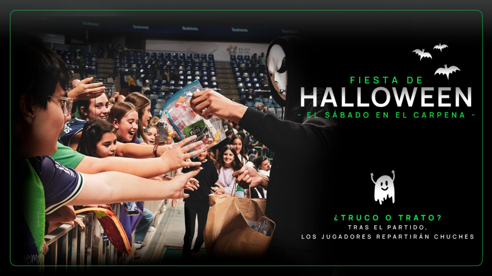 On Saturday, experience Halloween at the Carpena Arena!