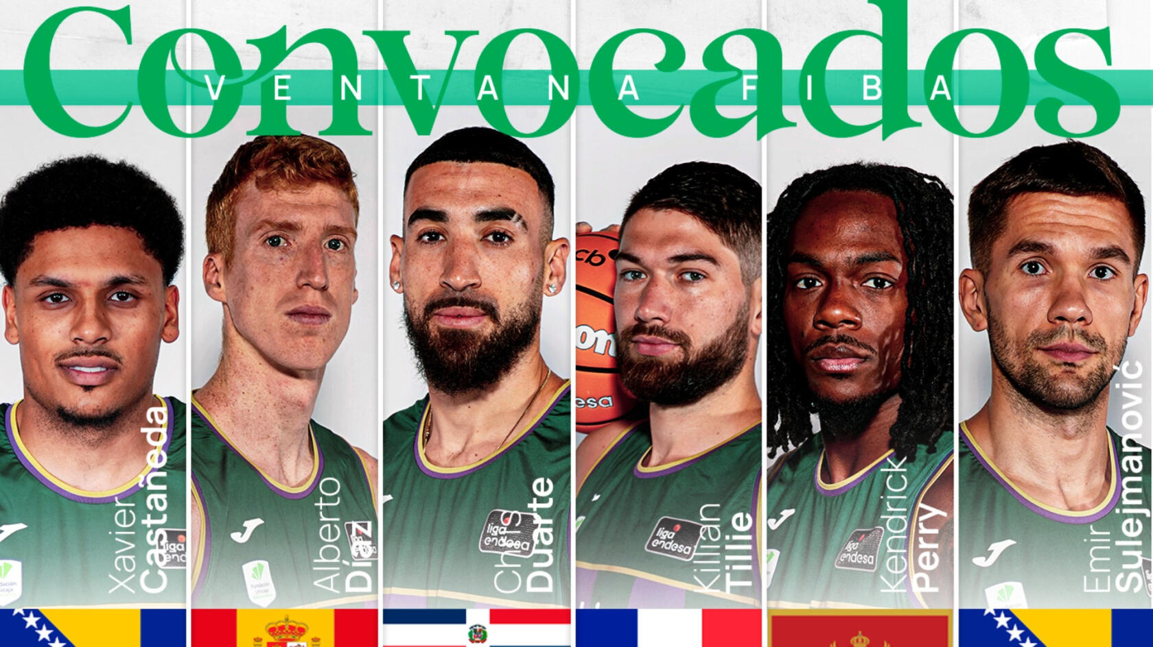 Six Unicaja players in FIBA Window games