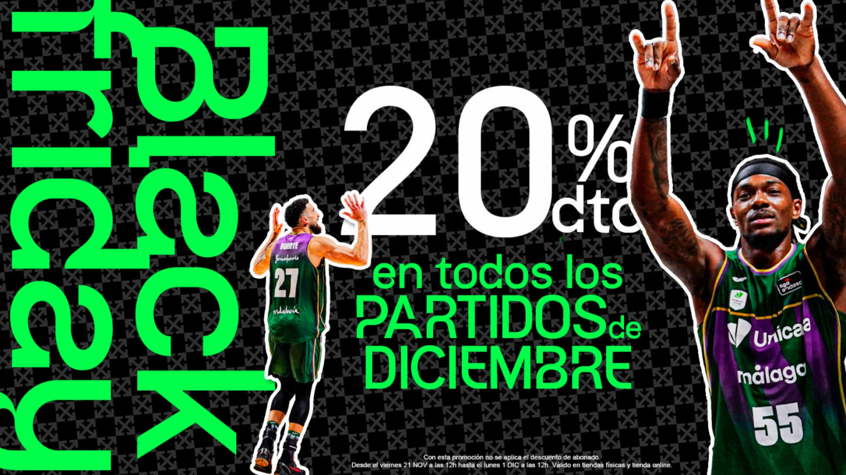 Come to the Carpena this December and get 20% off for Black Friday!