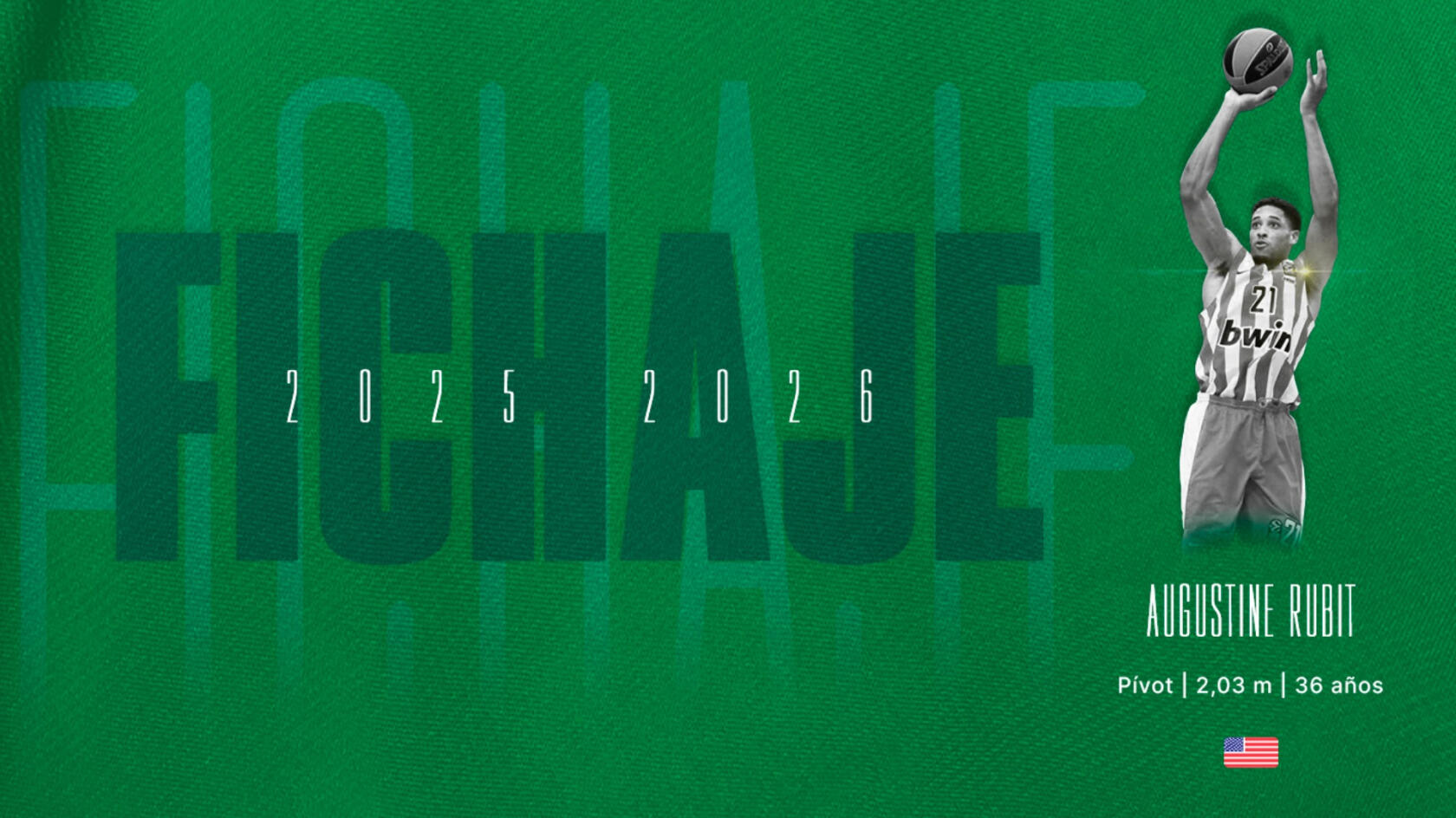 Augustine Rubit, experience in the paint for Unicaja