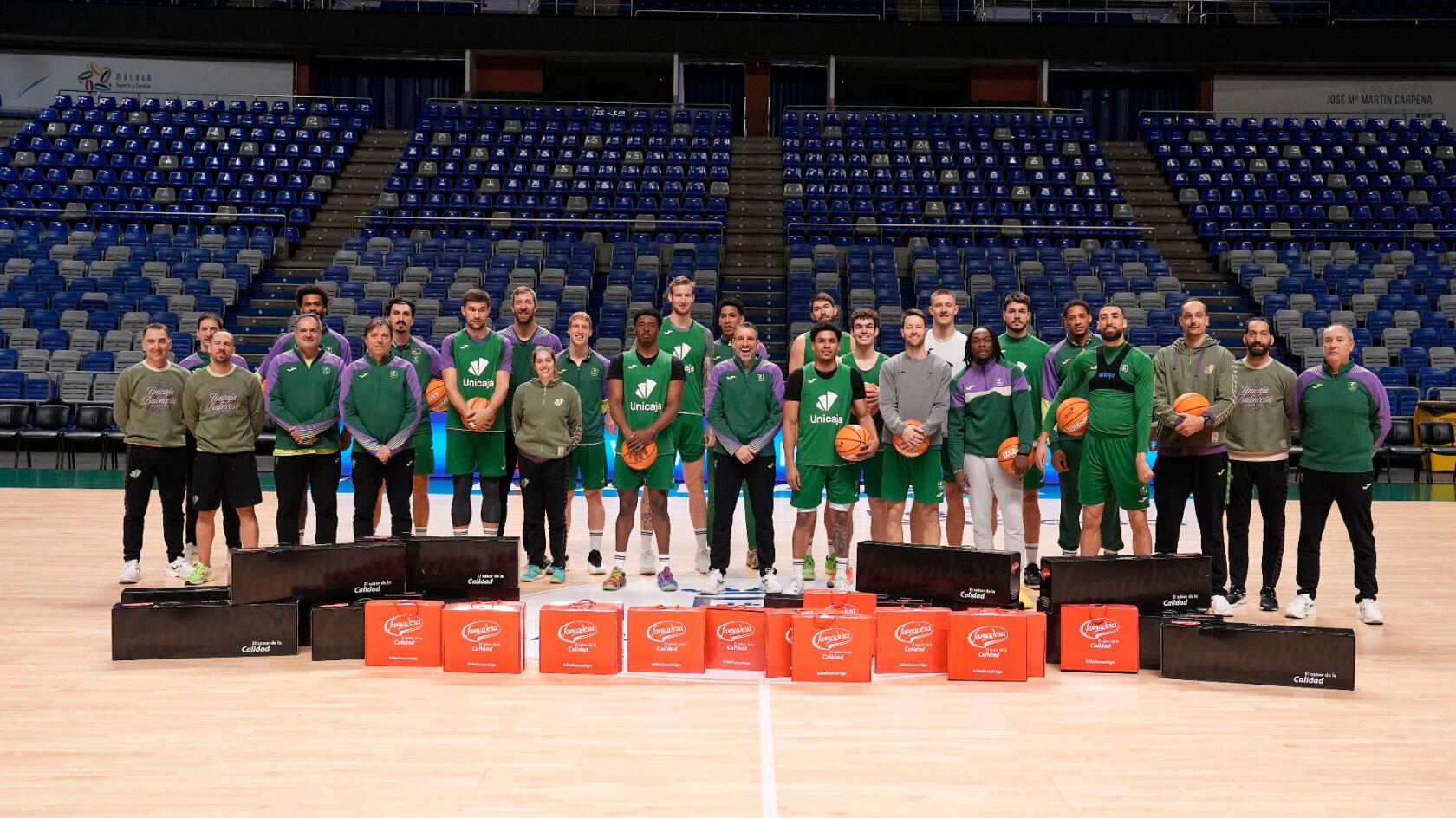 Unicaja's Christmas tastes like Famadesa