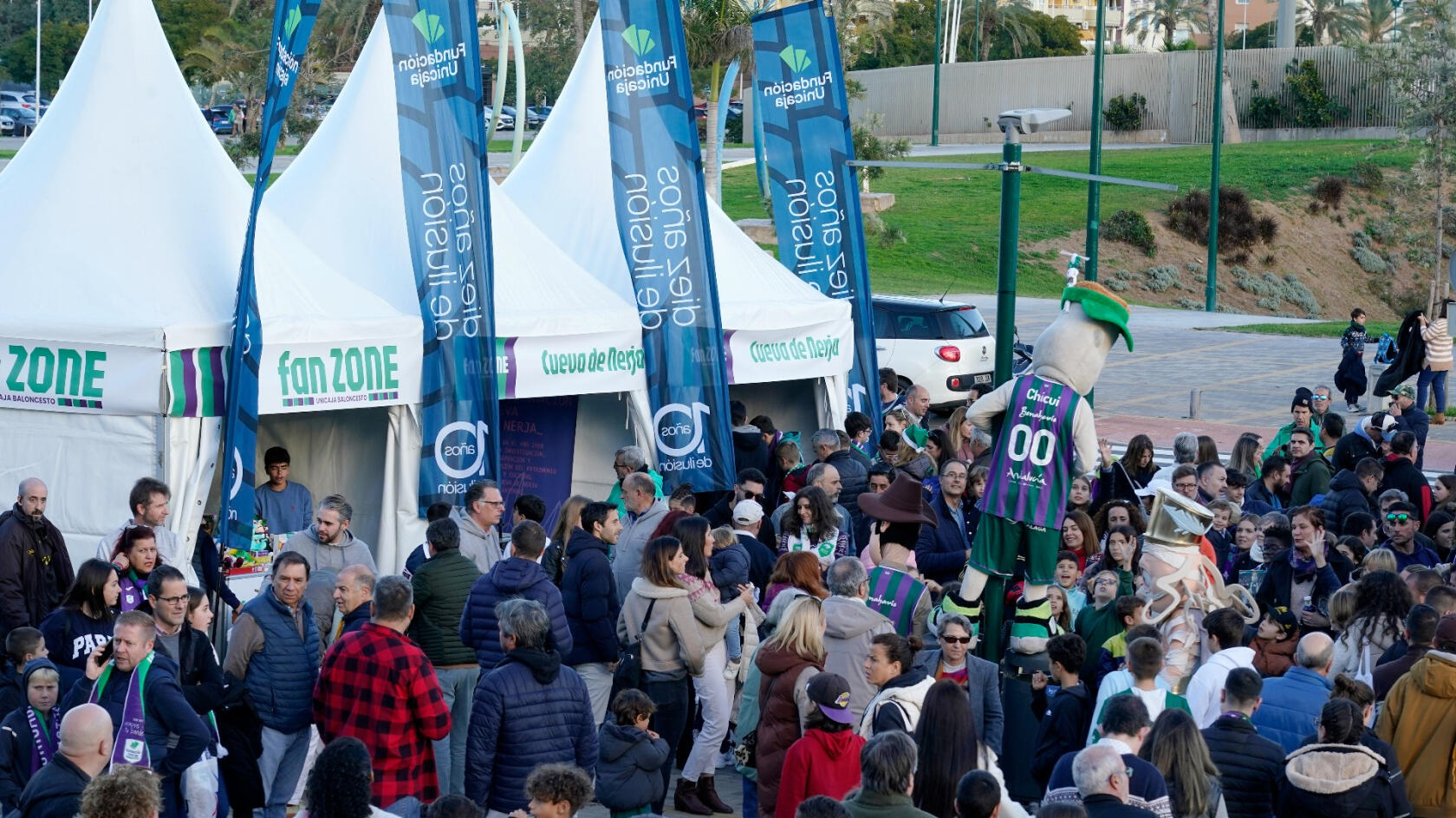 Nerja Cave pulls out all the stops in the Fan Zone for Christmas