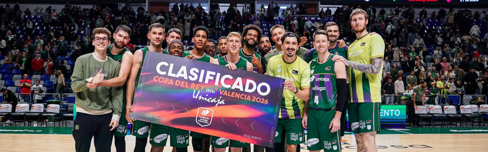 El Unicaja sella su clasificación para la Copa del Rey.