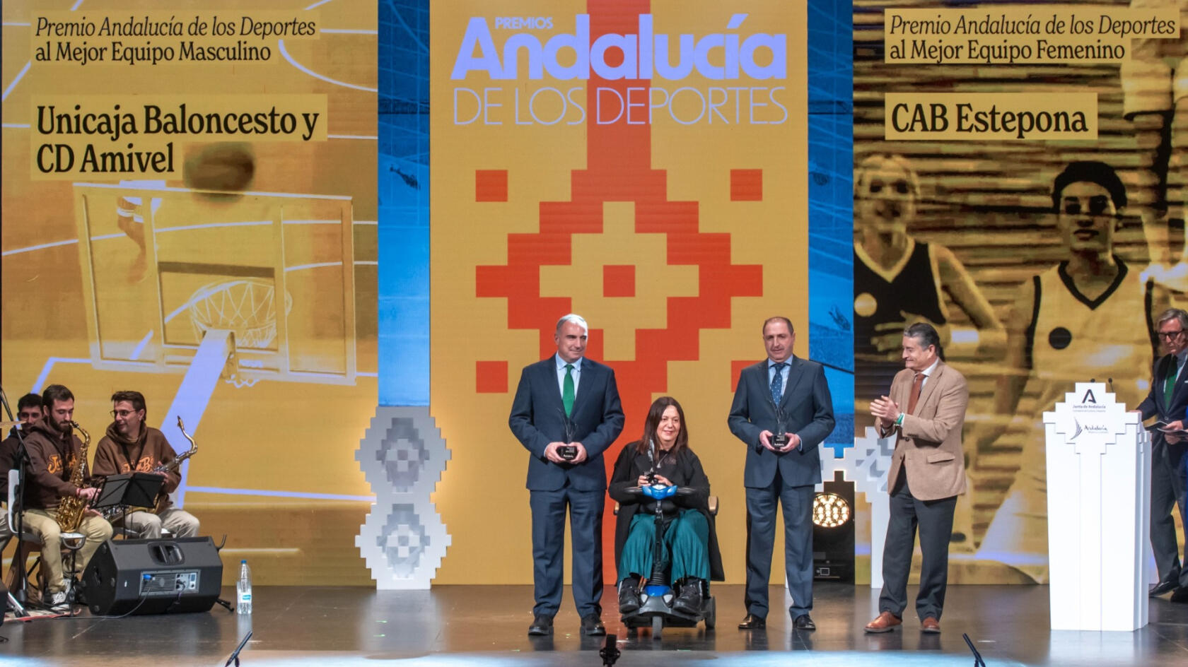Unicaja Baloncesto, awarded by the Junta de Andaluc&iacute;a as Best Team 2025