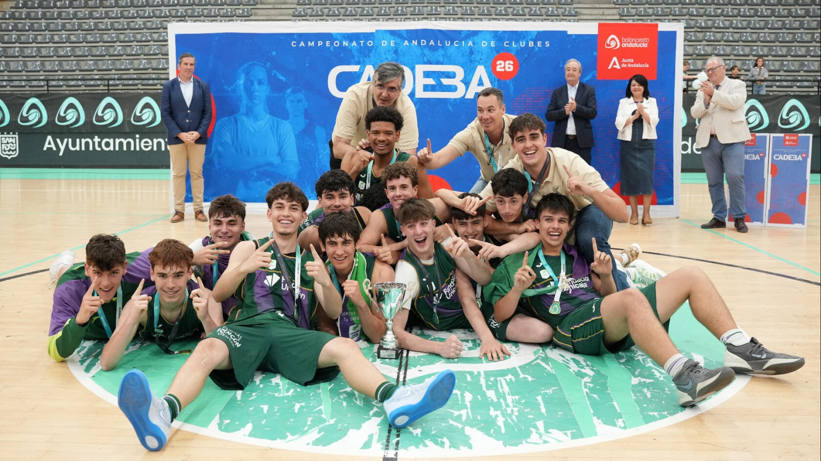 El Cadete Masculino, Campe&oacute;n de Andaluc&iacute;a