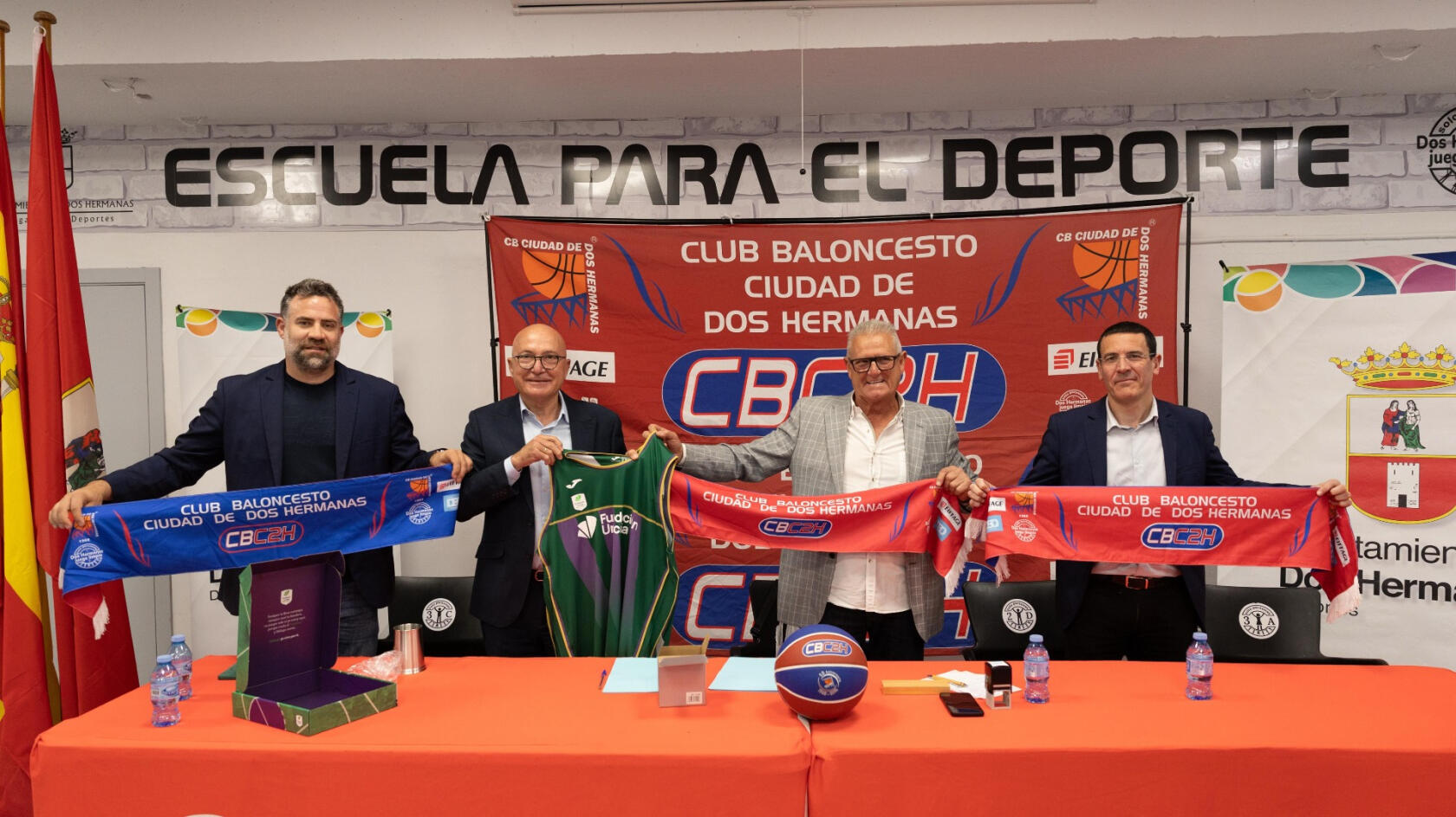 Unicaja Baloncesto and CB Ciudad de Dos Hermanas collaboration agreement