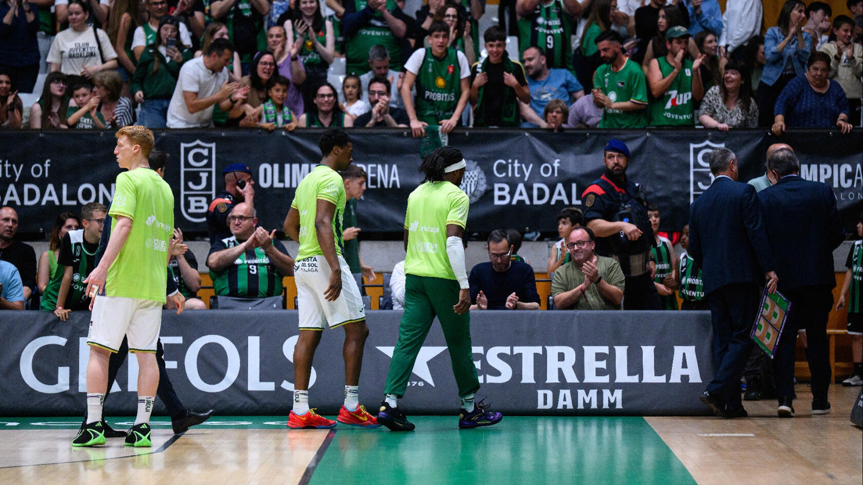 The game between Asisa Joventut and Unicaja was suspended at halftime