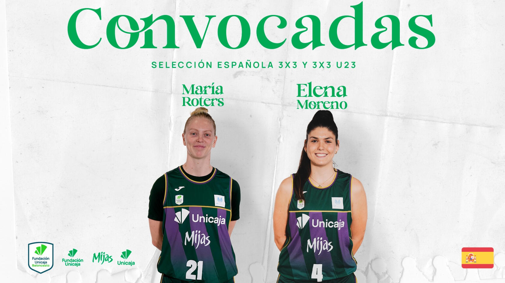 Elena Moreno y Mar&iacute;a Roters, con La Familia 3x3