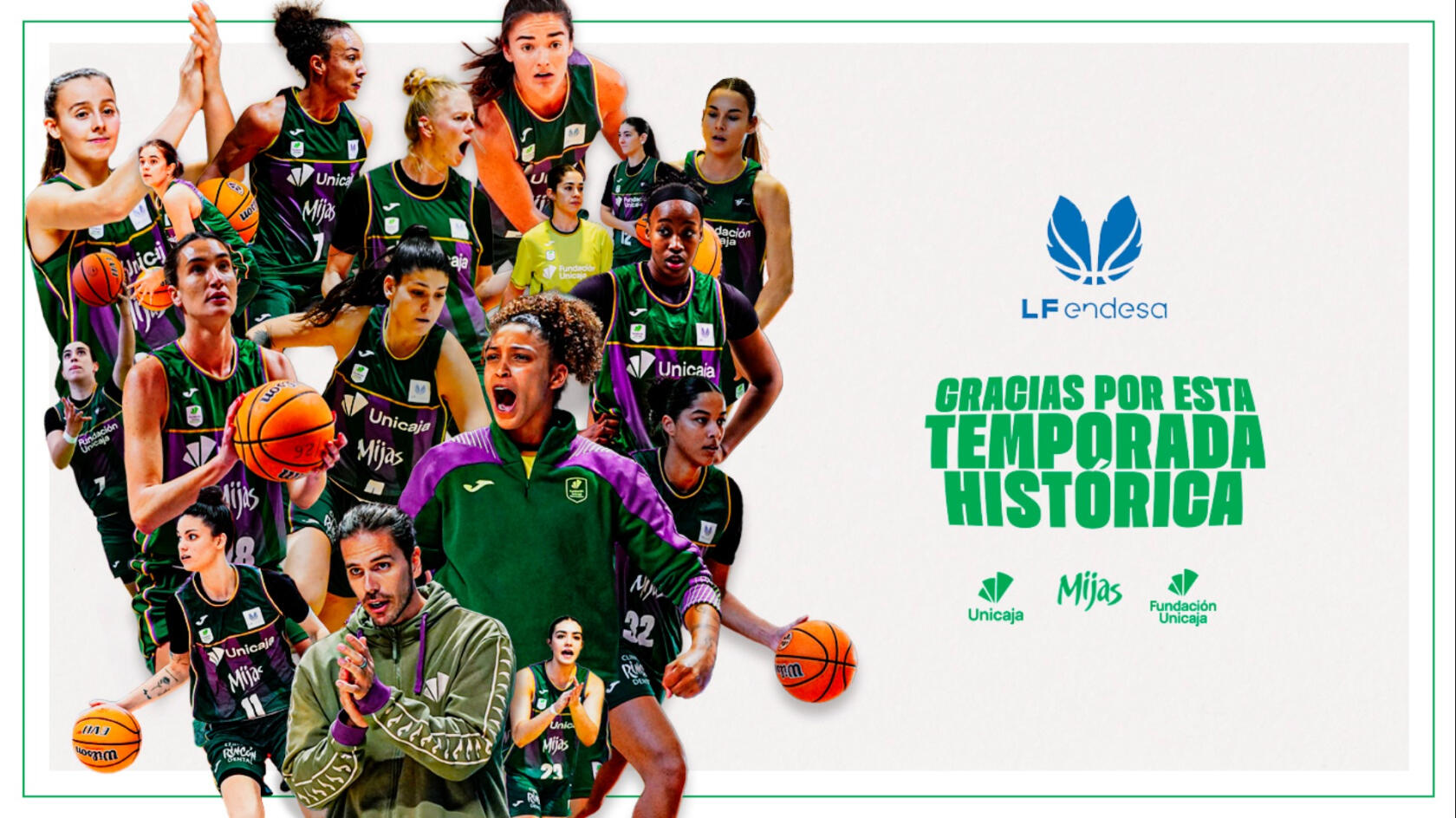 Unicaja Mijas loses by a narrow margin and wraps up a historic season (53-54)