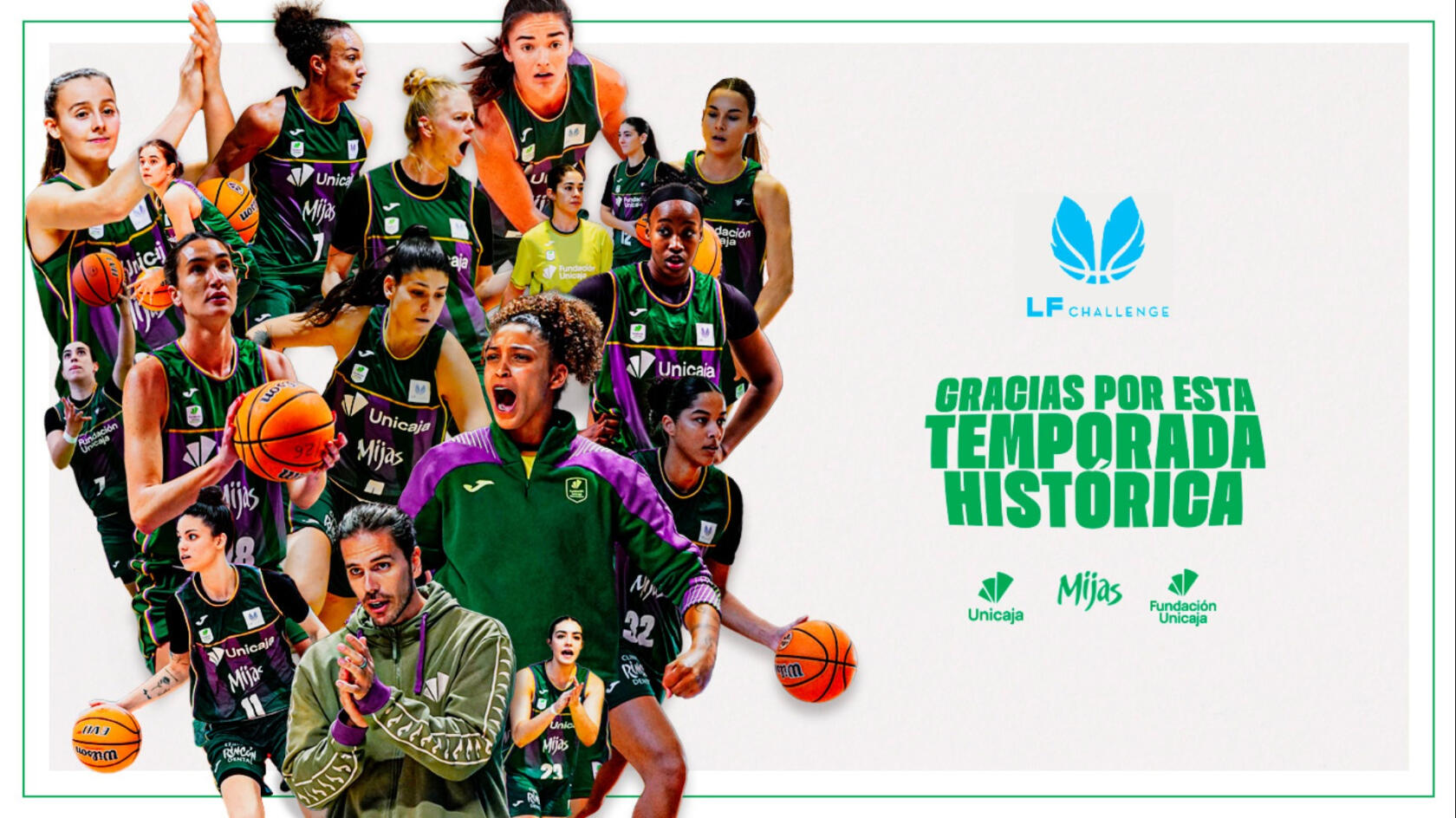 El Unicaja Mijas cae por la m&iacute;nima y cierra una temporada hist&oacute;rica (53-54)