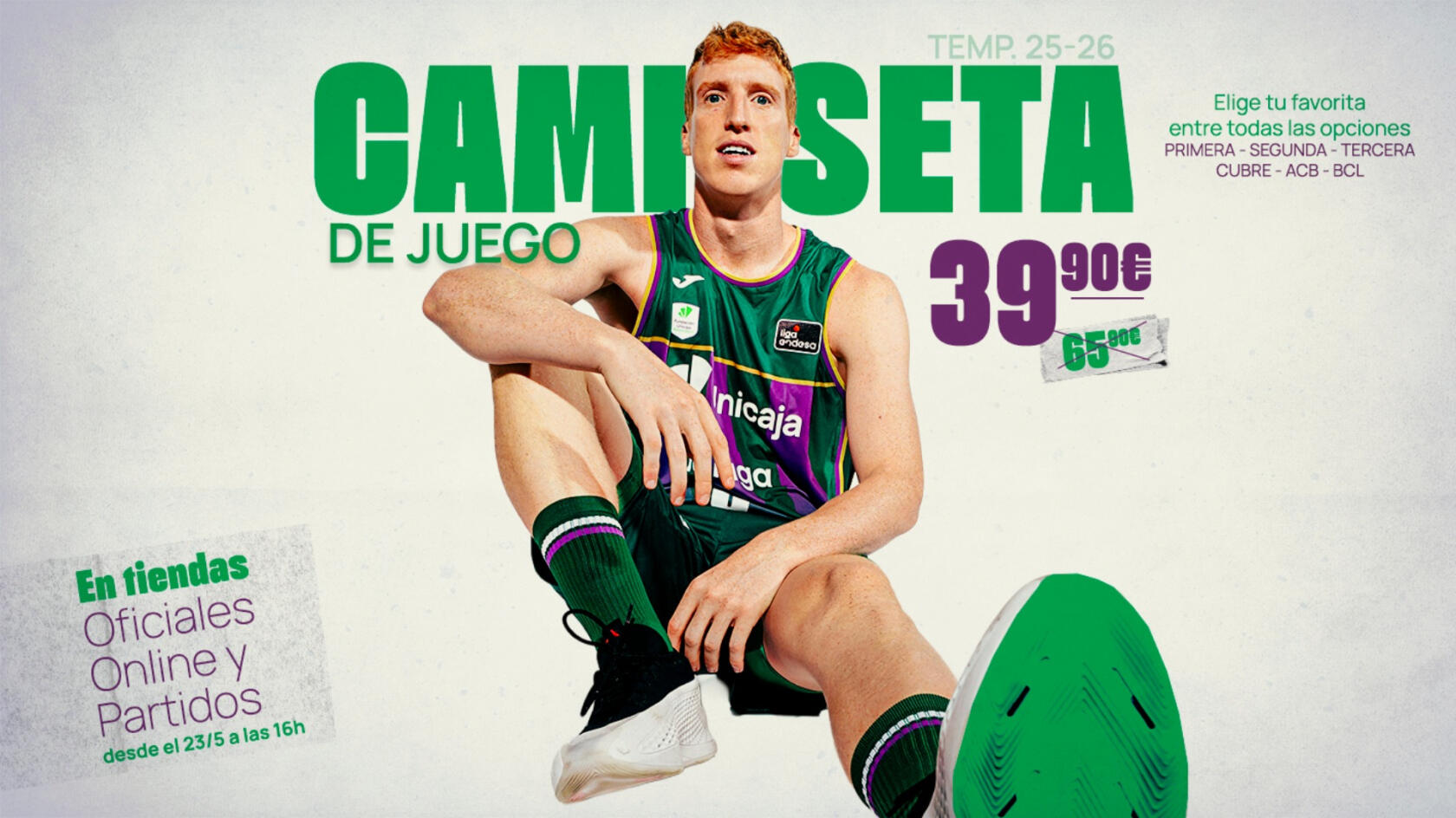 &iexcl;Este s&aacute;bado, consigue tu camiseta de juego por 39,90 euros!