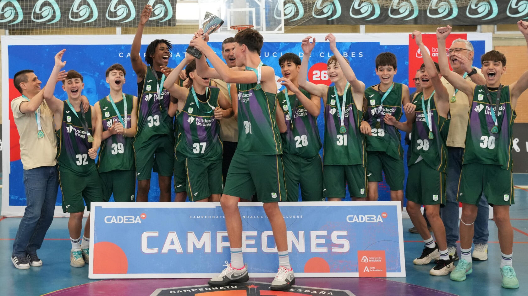 Los infantiles del Unicaja, listos para el reto nacional en Huelva