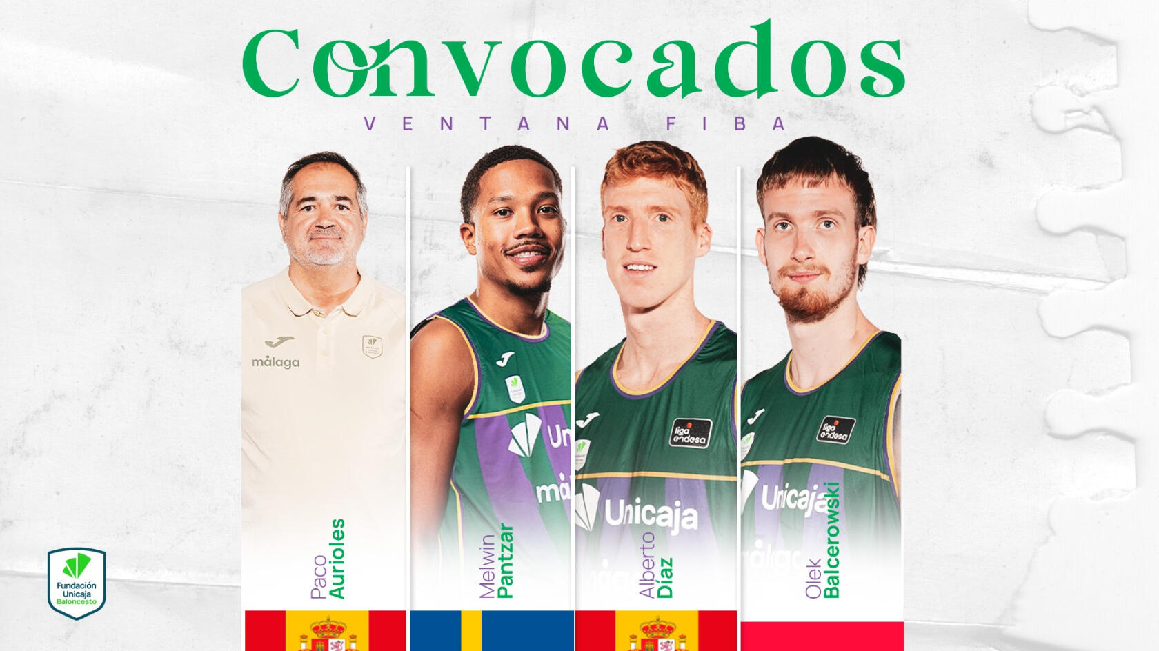 Unicaja at the FIBA ​​World Cup Qualifiers