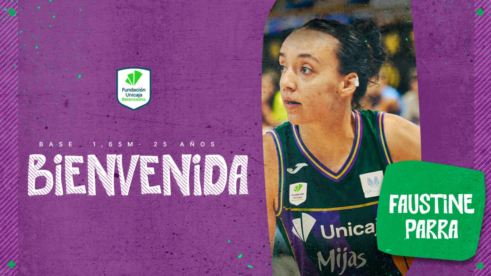 Faustine Parra, experiencia de nivel para el Unicaja Mijas