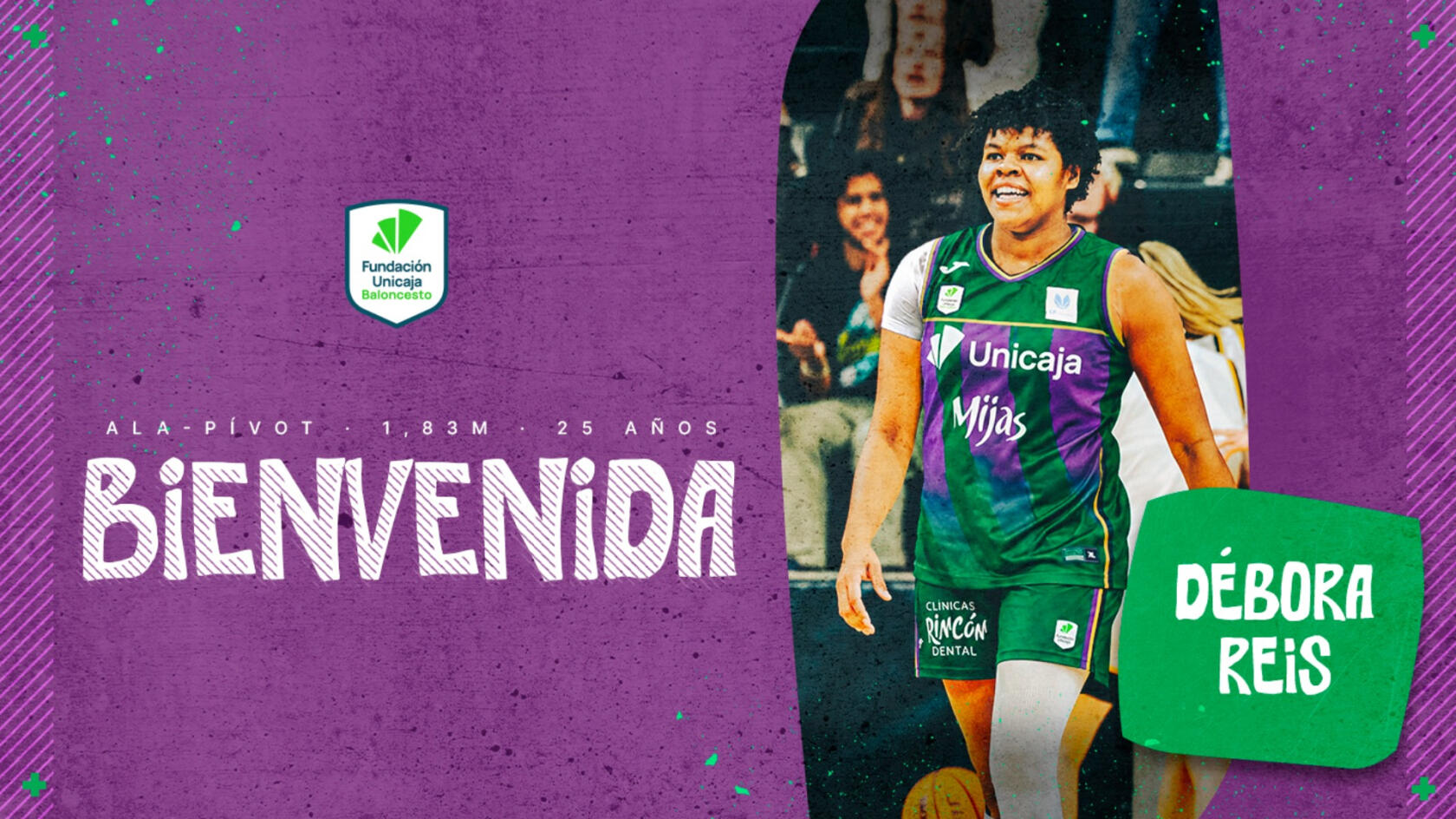 D&eacute;bora Reis, poder&iacute;o interior para el Unicaja Mijas