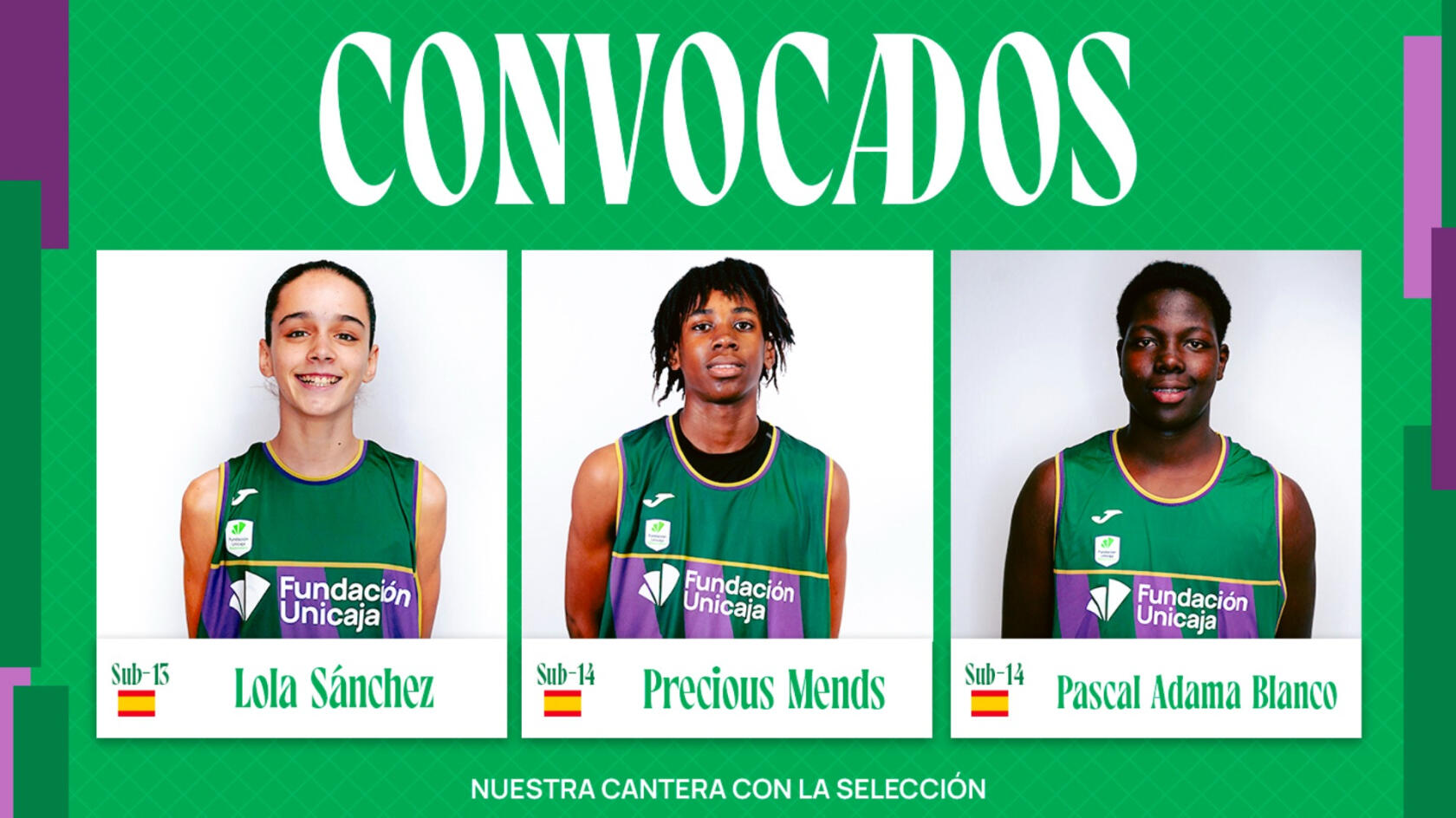 Nuestra Cantera, presente en la Selecci&oacute;n Espa&ntilde;ola Sub-13 y Sub-14