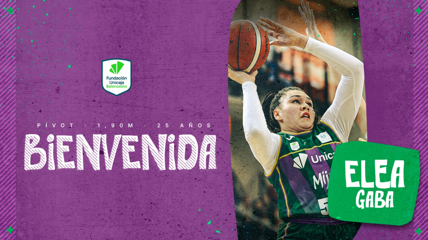 Elea Gaba apuntala la pintura del Unicaja Mijas