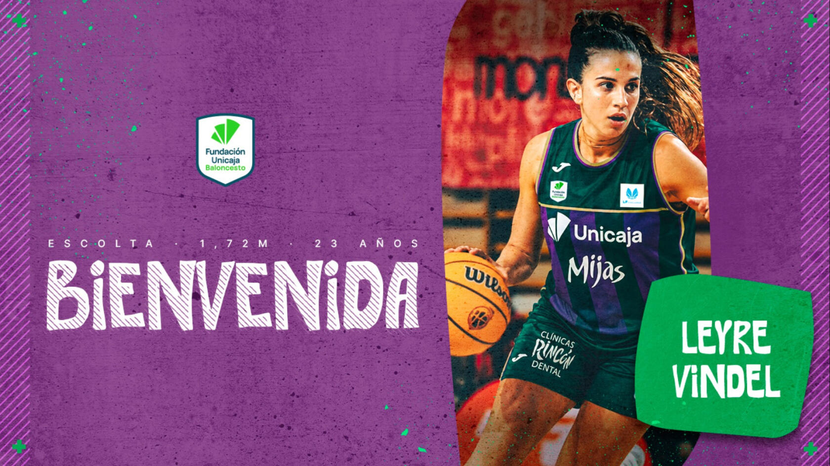 Leyre Vindel, puntos para el Unicaja Mijas