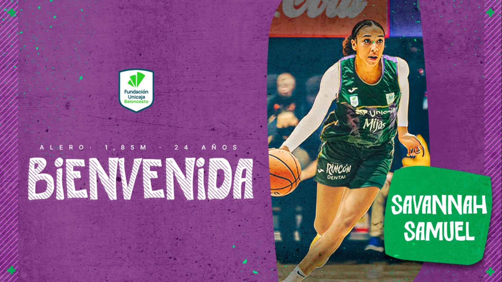 Savannah Samuel aterriza en el Unicaja Mijas