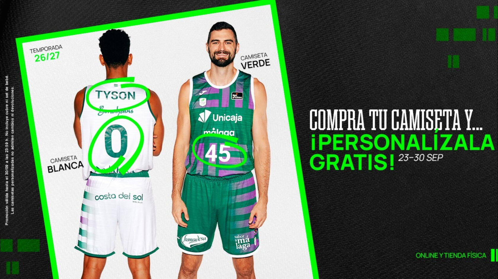 &iexcl;Compra tu camiseta de la Liga Endesa y ll&eacute;vate la serigraf&iacute;a gratis!
