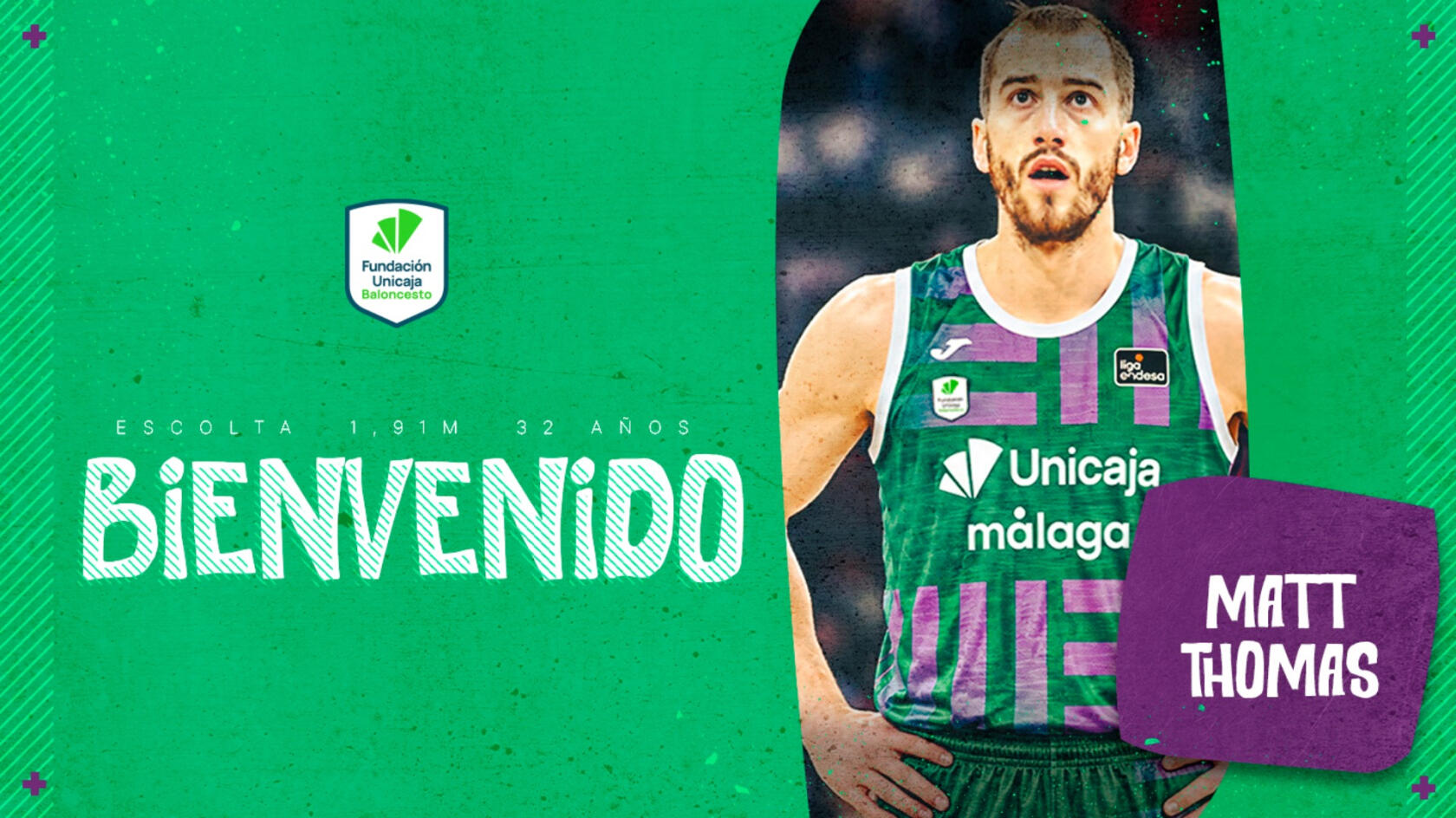 Matt Thomas, refuerzo para el per&iacute;metro malague&ntilde;o