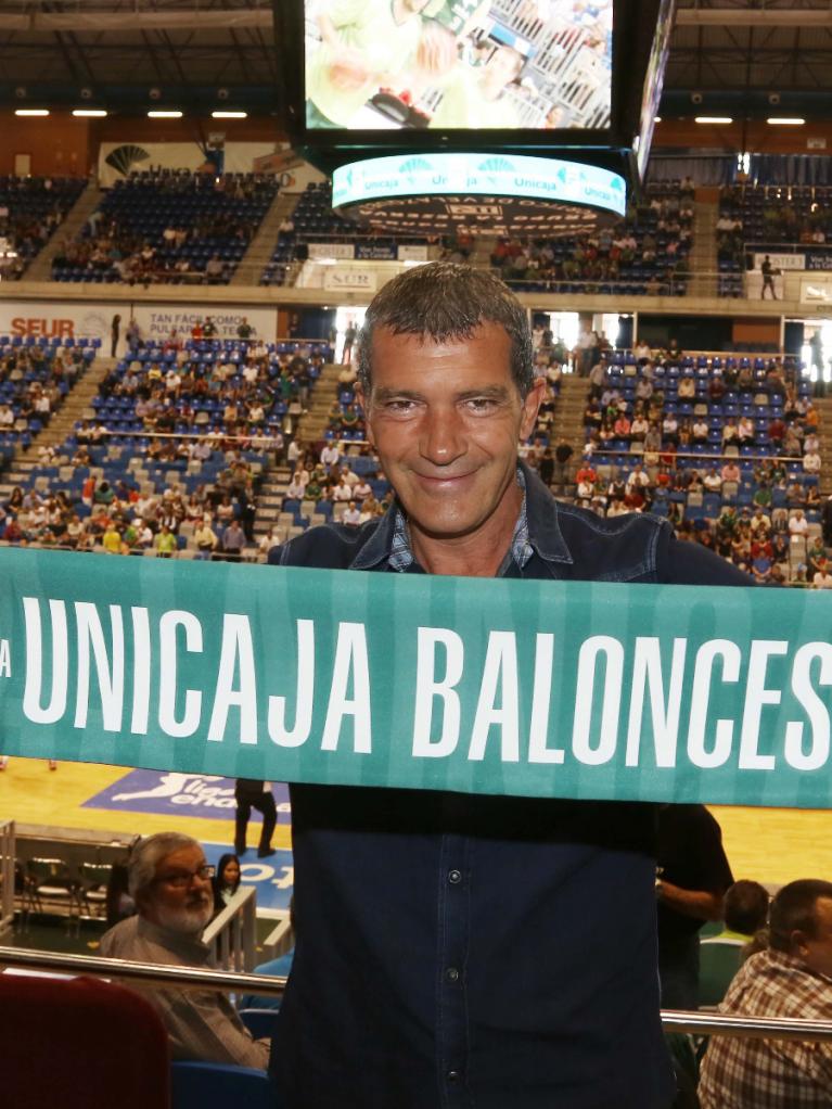 Antonio Banderas en el Martín Carpena