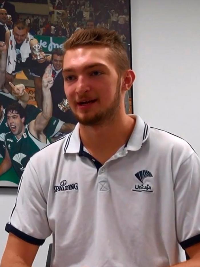 Domas Sabonis en su primera entrevista