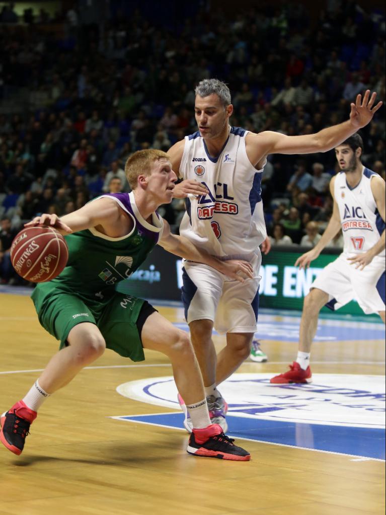 Alberto Díaz ha completado un buen partido ante el ICL Manresa