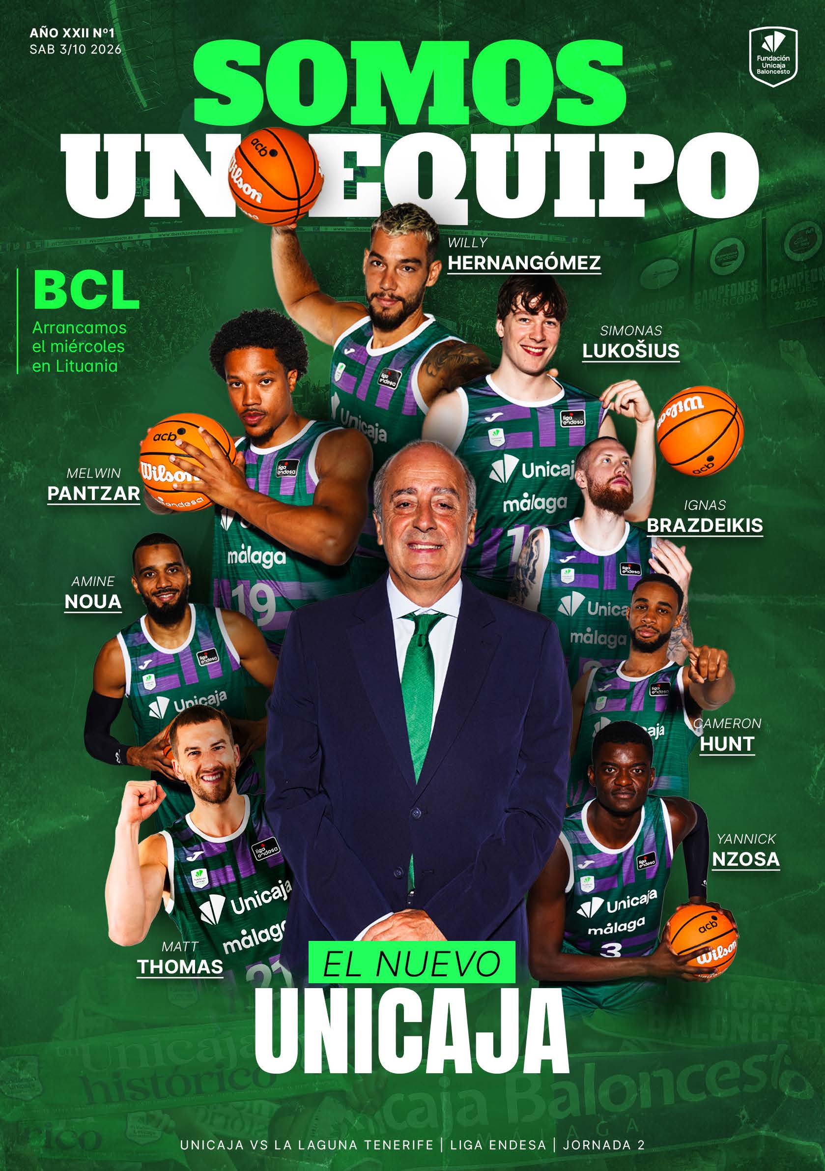 Unicaja vs. La Laguna Tenerife Nº01 2026-27