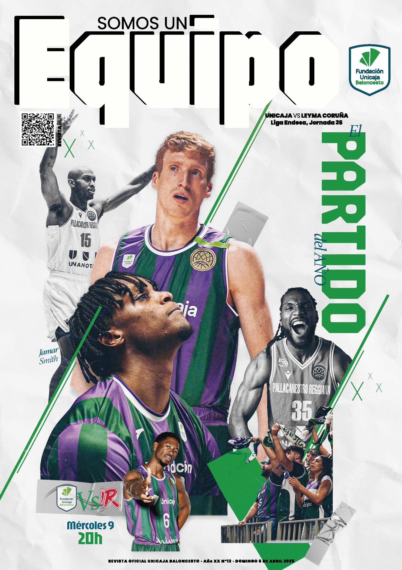 Unicaja vs. Leyma Coruña Revista Nº13 2024-25