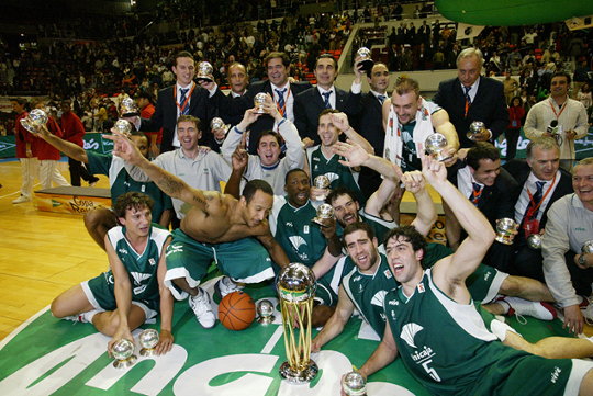 Celebración Copa del Rey 2004/05