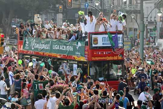 Celebración Liga ACB 2005/06